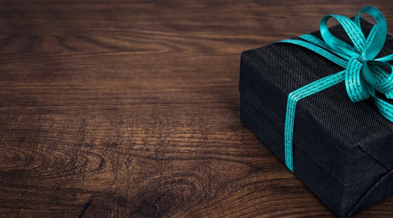 Repurposed gift packaging